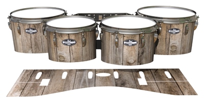 Pearl Championship CarbonCore Tenor Drum Slips - Vertical Planks (Themed)