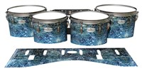 Pearl Championship Maple Tenor Drum Slips - Aeriform (Blue)