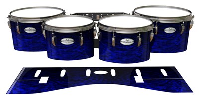 Pearl Championship Maple Tenor Drum Slips - Andromeda Blue Rosewood (Blue)