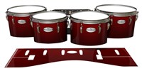 Pearl Championship Maple Tenor Drum Slips - Apple Maple Fade (Red)