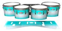 Pearl Championship Maple Tenor Drum Slips - Aqua Wake (Aqua)