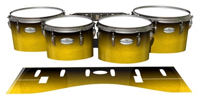 Pearl Championship Maple Tenor Drum Slips - Aureolin Fade (Yellow)