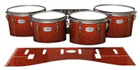 Pearl Championship Maple Tenor Drum Slips - Autumn Fade (Orange)