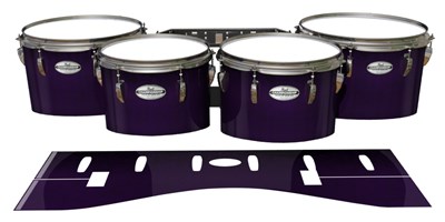 Pearl Championship Maple Tenor Drum Slips - Black Cherry (Purple)