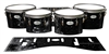 Pearl Championship Maple Tenor Drum Slips - BW Galaxy (Themed)