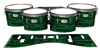 Pearl Championship Maple Tenor Drum Slips - Chaos Brush Strokes Green and Black (Green)