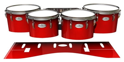 Pearl Championship Maple Tenor Drum Slips - Cherry Pickin' Red (Red)