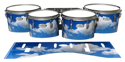 Pearl Championship Maple Tenor Drum Slips - Cumulus Sky (Themed)