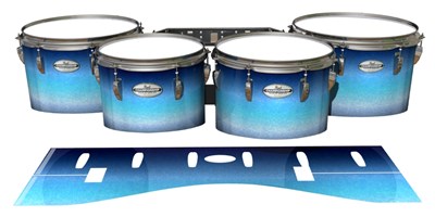 Pearl Championship Maple Tenor Drum Slips - Dark Nilas (Blue)
