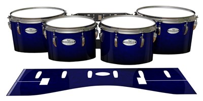 Pearl Championship Maple Tenor Drum Slips - Deep Dark Sea (Blue)