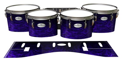 Pearl Championship Maple Tenor Drum Slips - Electric Purple Rosewood (Purple)