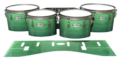 Pearl Championship Maple Tenor Drum Slips - Elusive Green Fade (Green)