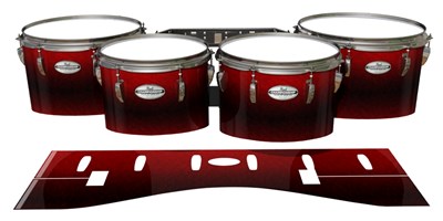 Pearl Championship Maple Tenor Drum Slips - Firestorm (Red)