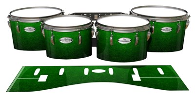 Pearl Championship Maple Tenor Drum Slips - Gametime Green (Green)