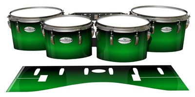 Pearl Championship Maple Tenor Drum Slips - Green Machine (Green)