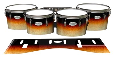 Pearl Championship Maple Tenor Drum Slips - Historic Dawn (Orange)