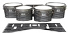 Pearl Championship Maple Tenor Drum Slips - Lateral Brush Strokes Grey and Black (Neutral)