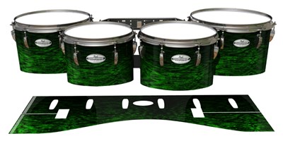 Pearl Championship Maple Tenor Drum Slips - Mantis Green Rosewood (Green)