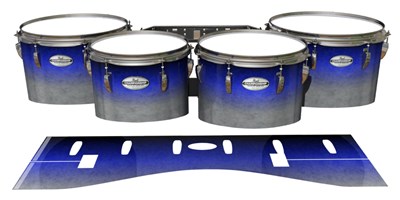 Pearl Championship Maple Tenor Drum Slips - Meteorite Fade (Blue)
