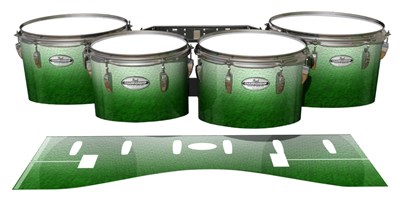 Pearl Championship Maple Tenor Drum Slips - Snowy Evergreen (Green)
