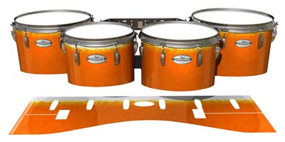 Pearl Championship Maple Tenor Drum Slips - Sunkiss (Orange)