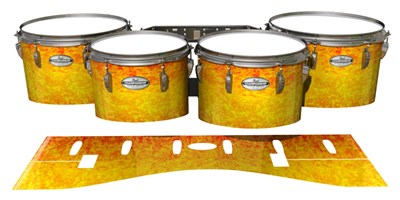 Pearl Championship Maple Tenor Drum Slips - Sunleaf (Orange) (Yellow)