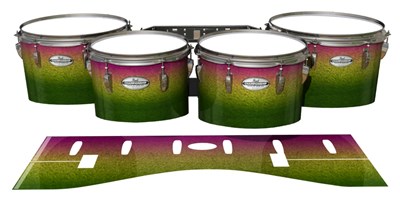 Pearl Championship Maple Tenor Drum Slips - Tropical Hybrid (Green) (Yellow)