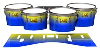 Pearl Championship Maple Tenor Drum Slips (Old) - Afternoon Fade (Blue)