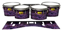Pearl Championship Maple Tenor Drum Slips (Old) - Alien Purple Grain (Purple)