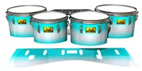 Pearl Championship Maple Tenor Drum Slips (Old) - Aqua Wake (Aqua)