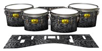Pearl Championship Maple Tenor Drum Slips (Old) - Ashy Grey Rrosewood (Neutral)