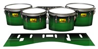 Pearl Championship Maple Tenor Drum Slips (Old) - Asparagus Stain Fade (Green)