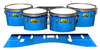 Pearl Championship Maple Tenor Drum Slips (Old) - Bermuda Blue (Blue)