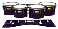 Pearl Championship Maple Tenor Drum Slips (Old) - Black Cherry (Purple)