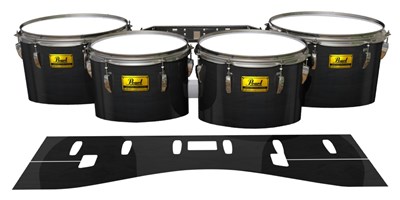 Pearl Championship Maple Tenor Drum Slips (Old) - - Dark Grey Stain (Neutral)