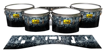 Pearl Championship Maple Tenor Drum Slips (Old) - Blue Ridge Graphite (Neutral)