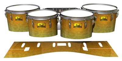 Pearl Championship Maple Tenor Drum Slips (Old) - Desert Heat (Yellow)