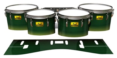 Pearl Championship Maple Tenor Drum Slips (Old) - Floridian Maple (Green) (Yellow)
