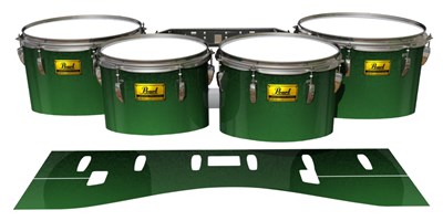 Pearl Championship Maple Tenor Drum Slips (Old) - Forever Everglade (Green)