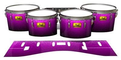 Pearl Championship Maple Tenor Drum Slips (Old) - Imperial Purple Fade (Purple) (Pink)