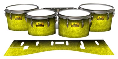 Pearl Championship Maple Tenor Drum Slips (Old) - Lemon Gold (Yellow)