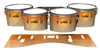 Pearl Championship Maple Tenor Drum Slips (Old) - Maple Woodgrain Orange Fade (Orange)