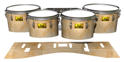 Pearl Championship Maple Tenor Drum Slips (Old) - Maple Woodgrain Plain (Neutral)
