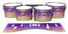 Pearl Championship Maple Tenor Drum Slips (Old) - Maple Woodgrain Purple Fade (Purple)