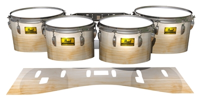 Pearl Championship Maple Tenor Drum Slips (Old) - Maple Woodgrain White Fade (Neutral)