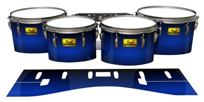 Pearl Championship Maple Tenor Drum Slips (Old) - Paradise Night (Blue)