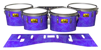 Pearl Championship Maple Tenor Drum Slips (Old) - Purple Cosmic Glass (Purple)