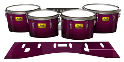 Pearl Championship Maple Tenor Drum Slips (Old) - Sincerely Subtle (Purple)