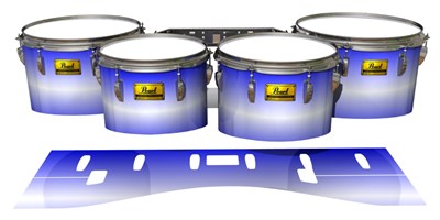 Pearl Championship Maple Tenor Drum Slips (Old) - Spinnaker Blue (Blue)
