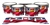 Pearl Championship Maple Tenor Drum Slips (Old) - Union Jack (Themed)